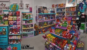 Barevné regály na potraviny SKYWANDER od JPL